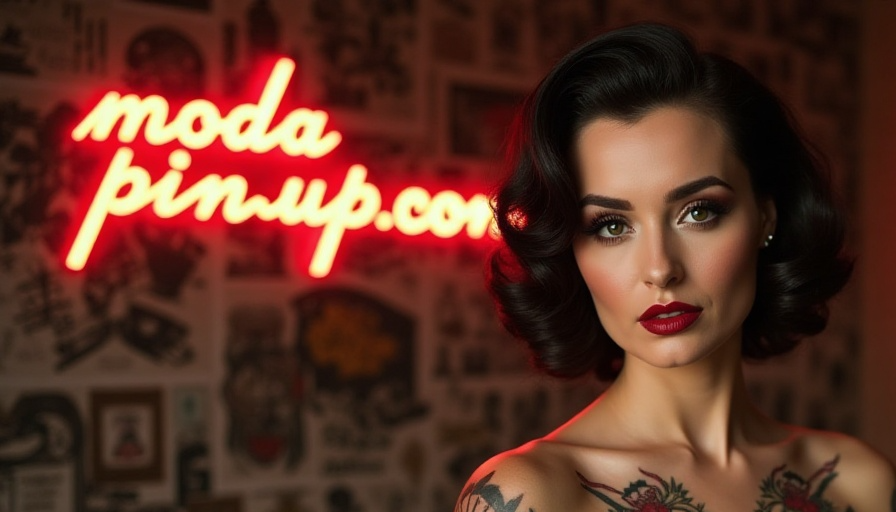 Modelo con lencería estilo pin up: sujetador tipo bustier, braguita con encaje y liguero. Fondo con decoración retro en un dormitorio años 50. Imagen que evoca la moda retro femenina y la ropa interior clásica con actitud pin up.